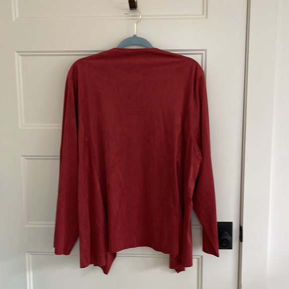 Alfred Dunner faux suede jacket 24W - Picture 3 of 3